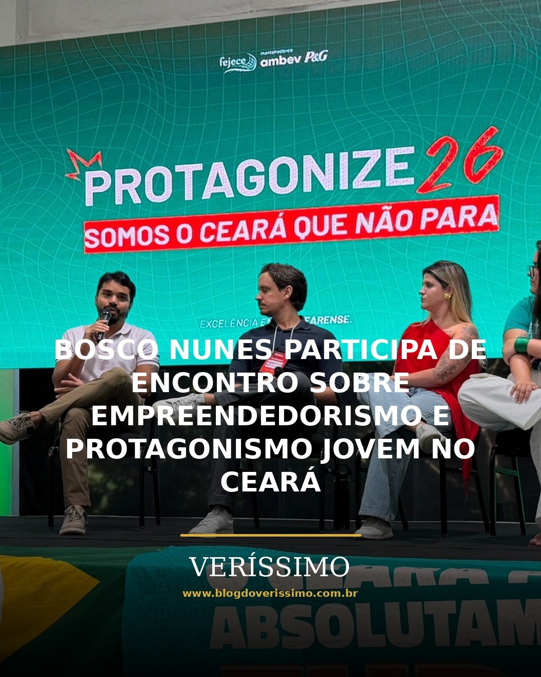 Bosco Nunes participa de encontro sobre empreendedorismo e protagonismo jovem no Ceará