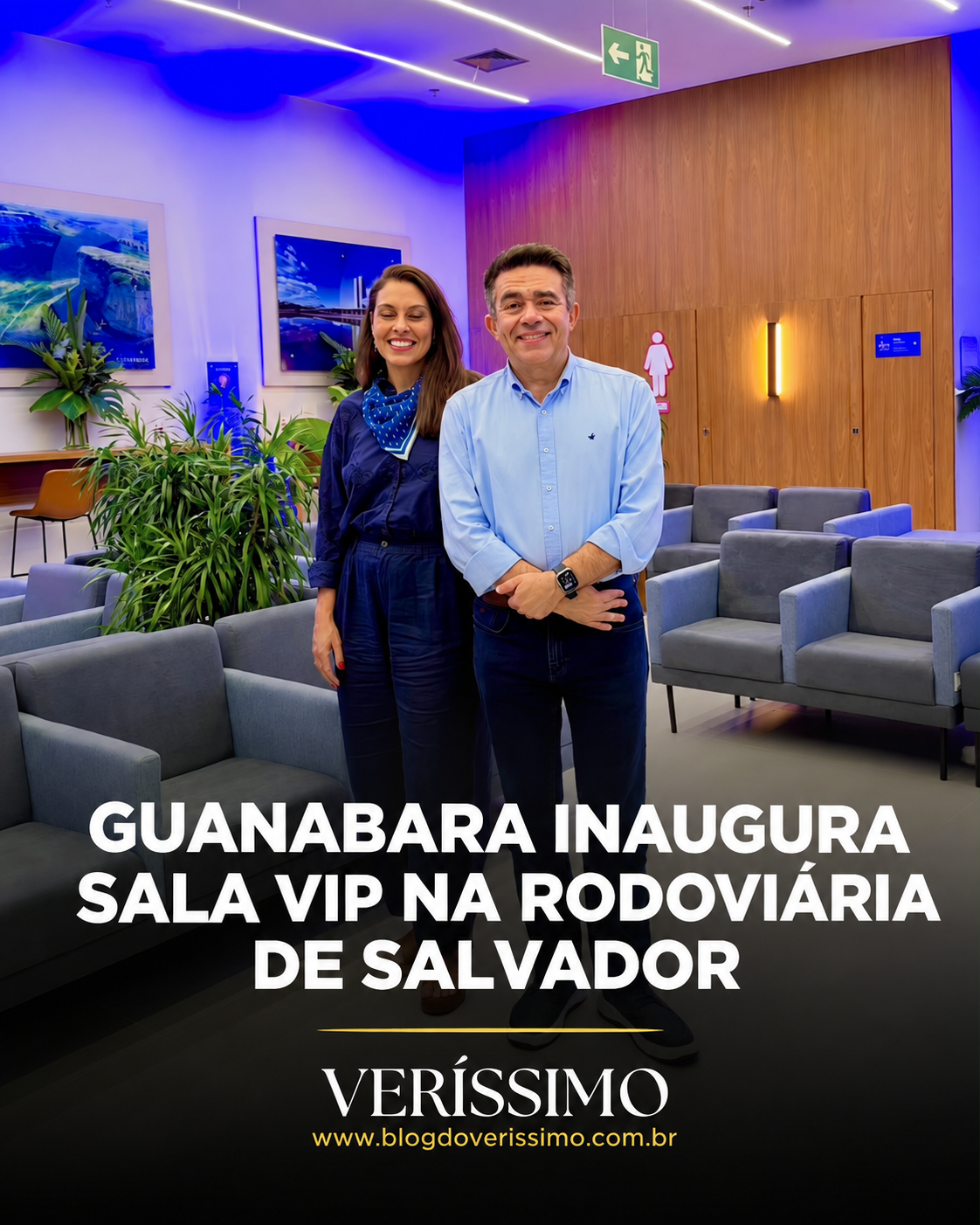 Guanabara inaugura Sala VIP na rodoviária de Salvador