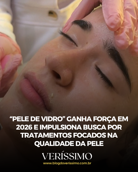 Pele de vidro: foto com título sobre sombra gradual e assinatura do Blog do Veríssimo